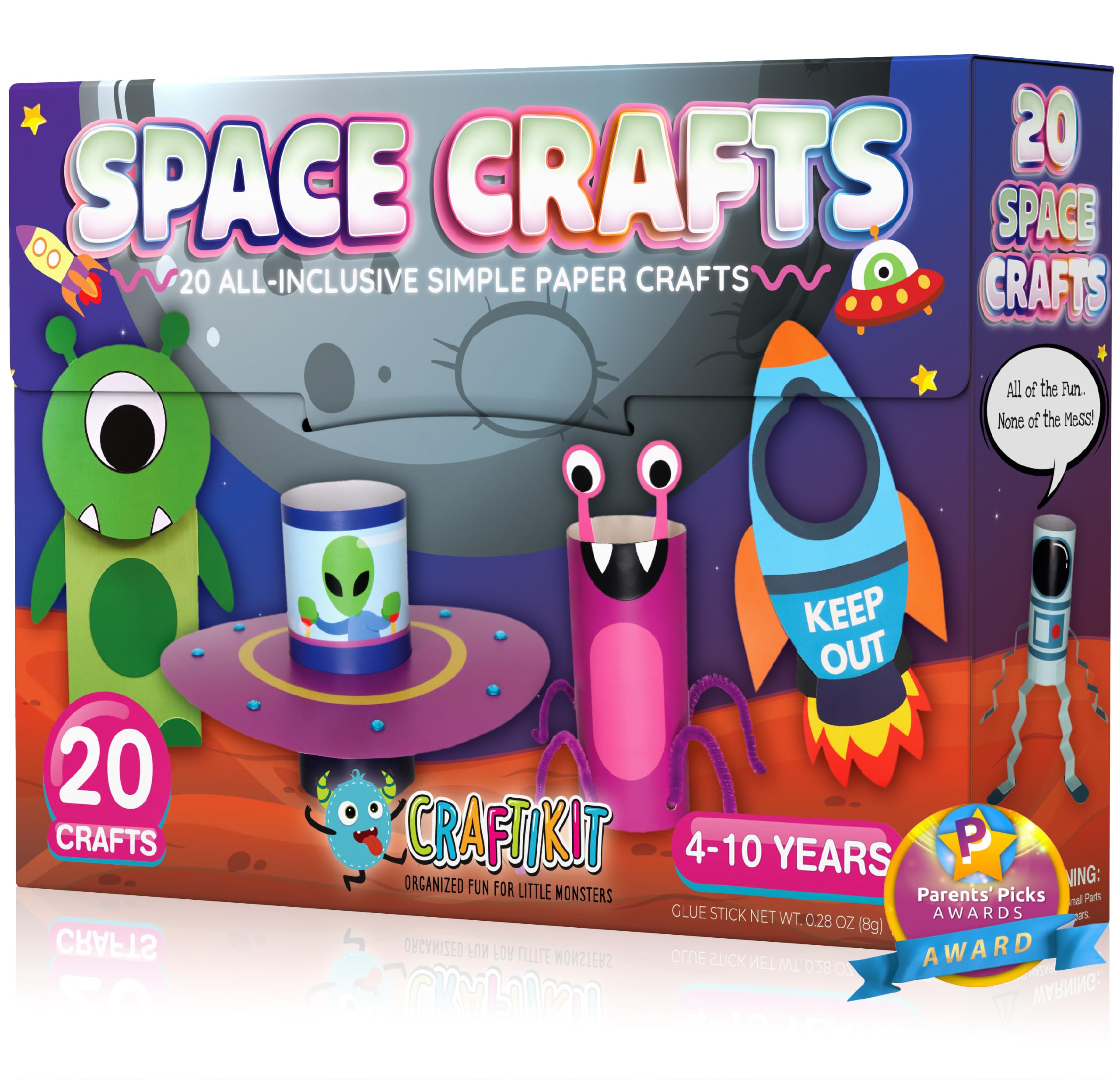 Amazon.com: Craftikit® 20 Space Arts & Crafts for Kids - All